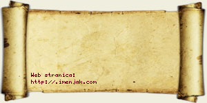 Dijana Aćimac vizit kartica